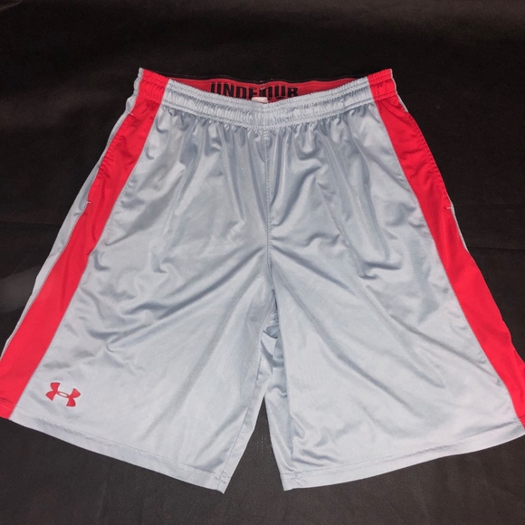 red under armour shorts mens